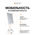 Флипчарт магнитно-маркерный на колесах 70х100 см КУБСТЕР белый