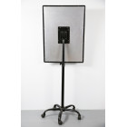 Флипчарт магнитно-маркерный на колесах 70х100 см КУБСТЕР черный