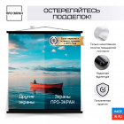 Экран для проектора ПРО-ЭКРАН 220 на 220 см (1:1), 123 дюймов