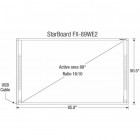 Интерактивная доска Hitachi StarBoard FX-89WE2